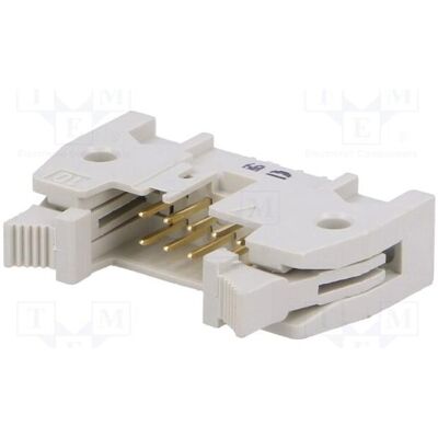 Harting Connecteur : prise IDC mâle, broche n° 10, SEK, droite, 1A, THT, 2,54 mm, Câble + prise électronique, Gris Harting Connecteur : prise IDC mâle, broche n° 10, SEK, droite, 1A, THT, 2,54 mm, Câble + prise électronique, Gris
