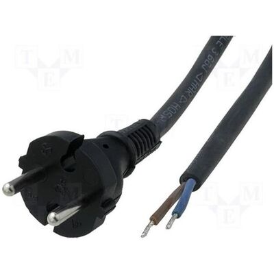 Jonex, Rallonge, Câble H05RR-F 2 × 1 mm², fiche CEE 7/17 (C), câbles en caoutchouc noir (1.50 m, CEE 7/17) Jonex, Rallonge, Câble H05RR-F 2 × 1 mm², fiche CEE 7/17 (C), câbles en caoutchouc noir (1.50 m, CEE 7/17)