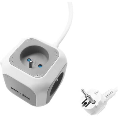 Multiprise Orno, rallonge 4 prises, 2 USB, 1,4 m Multiprise Orno, rallonge 4 prises, 2 USB, 1,4 m