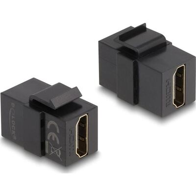 Delock Module Keystone HDMI Noir (HDMI, HDMI), Adaptateur vidéo, Noir Delock Module Keystone HDMI Noir (HDMI, HDMI), Adaptateur vidéo, Noir