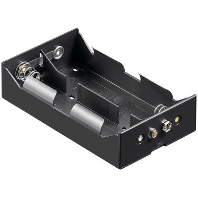Goobay 11977 Porte-piles, Pile : accessoires, Noir Goobay 11977 Porte-piles, Pile : accessoires, Noir