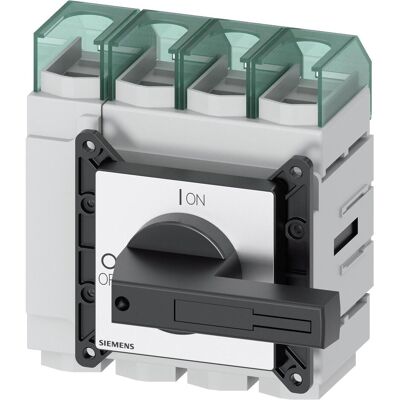 Siemens 3LD58200TL11 SENTRON Interrupteur-sectionneur 4 pôles 150A 50kA, Bouton + interrupteur, Noir Siemens 3LD58200TL11 SENTRON Interrupteur-sectionneur 4 pôles 150A 50kA, Bouton + interrupteur, Noir