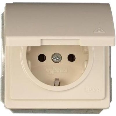 Vila, Prise de courant, SOCKET RP16-003-02 V BEIGE SL250 Vila, Prise de courant, SOCKET RP16-003-02 V BEIGE SL250