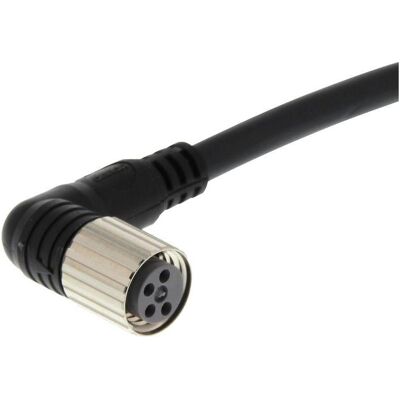 Omron Câble de capteur, connecteur femelle M8, Câble + prise électronique, Noir Omron Câble de capteur, connecteur femelle M8, Câble + prise électronique, Noir