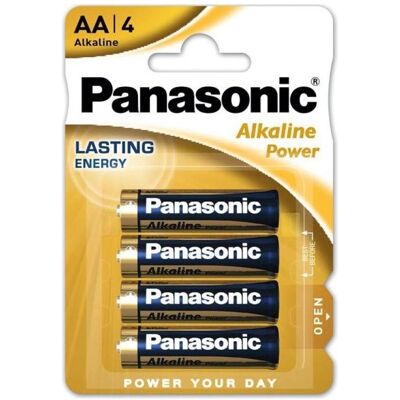 Panasonic Pile Bronze AA Lr6 4u (4 pcs, AA), Batteries + piles Panasonic Pile Bronze AA Lr6 4u (4 pcs, AA), Batteries + piles