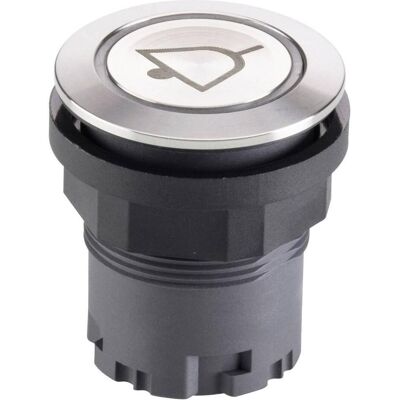 Schlegel JRVATLRL 0001 - Bouton-poussoir - RONDEX-JUWEL « Flèche » en acier inoxydable, Bouton + interrupteur Schlegel JRVATLRL 0001 - Bouton-poussoir - RONDEX-JUWEL « Flèche » en acier inoxydable, Bouton + interrupteur