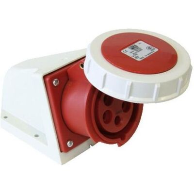 PCE, Prise de courant, Prise fixe 32A 5P 400V rouge IP67 (1252-6p) PCE, Prise de courant, Prise fixe 32A 5P 400V rouge IP67 (1252-6p)