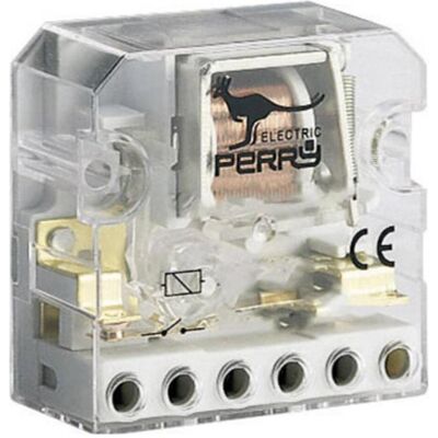 Perry Electric - Relais 24V AC - Séquentiel mécanique - Montage panneau - 45x22x45mm Perry Electric - Relais 24V AC - Séquentiel mécanique - Montage panneau - 45x22x45mm