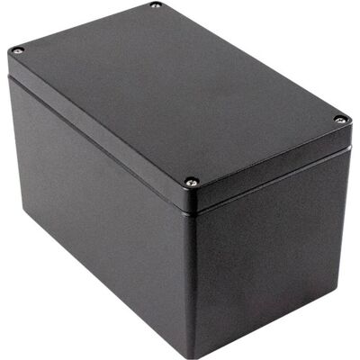 Hammond Boîtier métallique 1590 260x160x160mm Aluminium, moulé sous pression noir IP68 (Boîtier), Accessoires électroniques + boîtier, Noir Hammond Boîtier métallique 1590 260x160x160mm Aluminium, moulé sous pression noir IP68 (Boîtier), Accessoires électroniques + boîtier, Noir