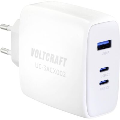 Chargeur USB VOLTCRAFT VC-12910570 - 3 ports - 100W - Technologie GaN Chargeur USB VOLTCRAFT VC-12910570 - 3 ports - 100W - Technologie GaN