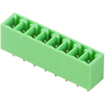 Weidmüller Boîtier mâle (platine), Câble + prise électronique, Vert Weidmüller Boîtier mâle (platine), Câble + prise électronique, Vert