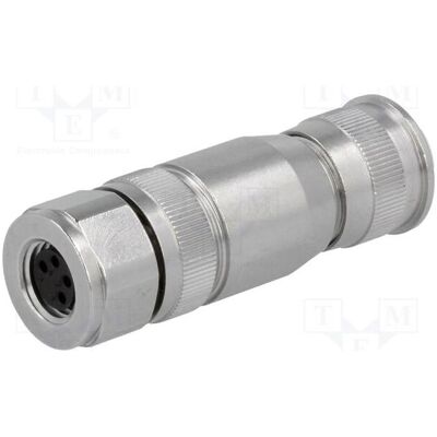 Harting Connecteur : M8 femelle, broches : 4, 4 A, 30 V, IP67, fiche droite blindée, Câble + prise électronique Harting Connecteur : M8 femelle, broches : 4, 4 A, 30 V, IP67, fiche droite blindée, Câble + prise électronique