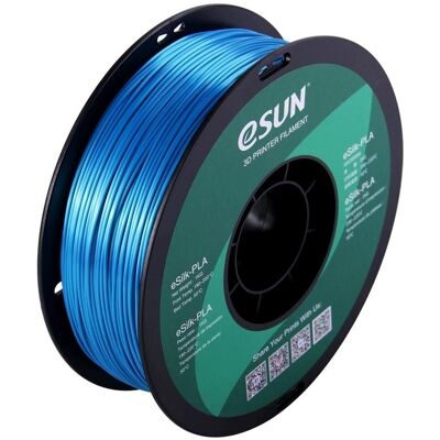 eSUN eSilk-PLA 1,75mm Cyan 1kg Filament 3D (PLA, 1.75 mm, 1000 g), Filament 3D eSUN eSilk-PLA 1,75mm Cyan 1kg Filament 3D (PLA, 1.75 mm, 1000 g), Filament 3D
