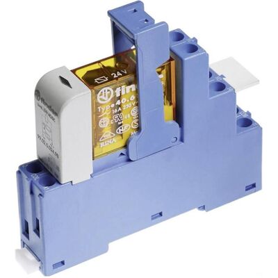 Finder 48.52.8.024.0060 Module relais Tension nominale : 24 V/AC Courant de commutation (max.) :, Relai Finder 48.52.8.024.0060 Module relais Tension nominale : 24 V/AC Courant de commutation (max.) :, Relai