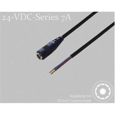 BKL Electronic 075912 Connecteur DC - 2,1 mm, 1,5 m, Noir BKL Electronic 075912 Connecteur DC - 2,1 mm, 1,5 m, Noir