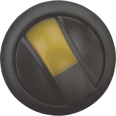 Interrupteur Eaton M22S-WLKV-Y avec anneau frontal - Noir Interrupteur Eaton M22S-WLKV-Y avec anneau frontal - Noir