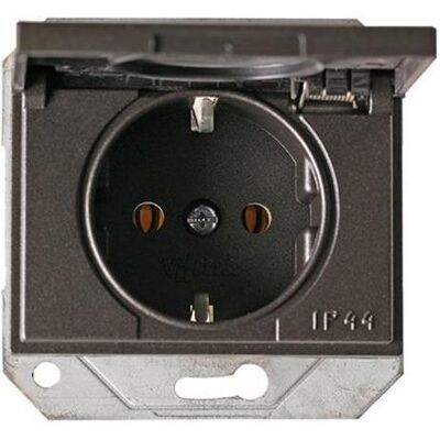 Vila, Prise de courant, Socket Flush No Frame Ip44 Ant Xp Vila, Prise de courant, Socket Flush No Frame Ip44 Ant Xp