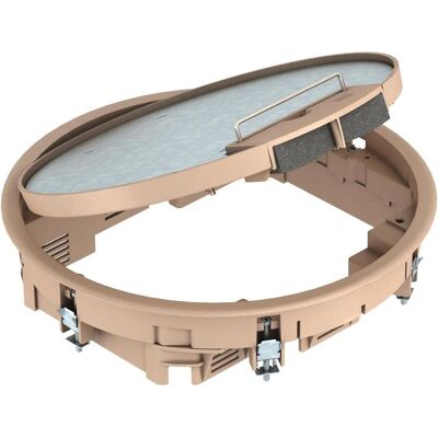 Insert de dispositif GESR7 10U 1019 - Montage universelle, Beige/Gris, 7/10 modules Insert de dispositif GESR7 10U 1019 - Montage universelle, Beige/Gris, 7/10 modules