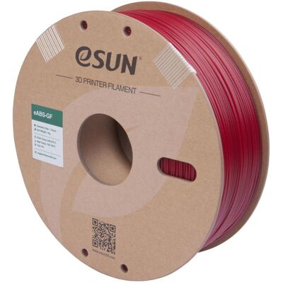 eSUN eABS-GF Fibre de verre rouge pompier Filament 1.75mm 1Kg (ABS, 1.75 mm, 1000 g), Filament 3D, Rouge eSUN eABS-GF Fibre de verre rouge pompier Filament 1.75mm 1Kg (ABS, 1.75 mm, 1000 g), Filament 3D, Rouge
