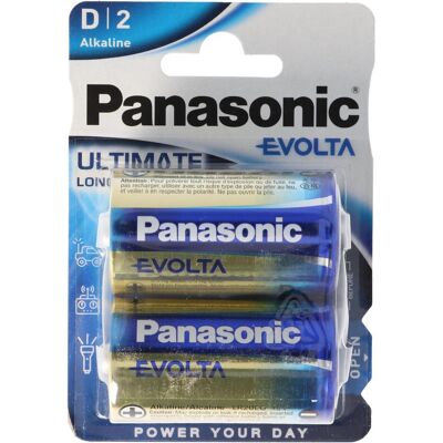Panasonic Evolta (2 pcs, D), Batteries + piles Panasonic Evolta (2 pcs, D), Batteries + piles