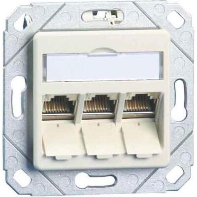 Metz Connect, Prise de courant, 130B11D31102-E Prise de courant RJ-45 Blanc Metz Connect, Prise de courant, 130B11D31102-E Prise de courant RJ-45 Blanc