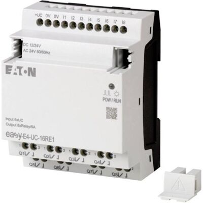 Module logique Eaton EasyE4 - 8 Entrées, 8 Relais, Ethernet Module logique Eaton EasyE4 - 8 Entrées, 8 Relais, Ethernet