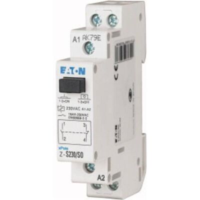 Eaton Z-S240/SS - Commutateur à relais - 16A, rail DIN, 2 contacts Eaton Z-S240/SS - Commutateur à relais - 16A, rail DIN, 2 contacts
