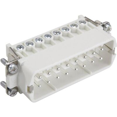 Lapp 10530000 Connecteur mâle - IP65, 16A, 250V, 16 broches, Blanc Lapp 10530000 Connecteur mâle - IP65, 16A, 250V, 16 broches, Blanc