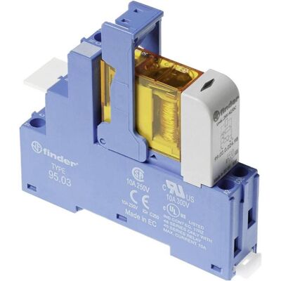 Finder 48.31.7.012.0050 Module relais Tension nominale : 12 V/DC Courant de commutation (max.) :, Relai Finder 48.31.7.012.0050 Module relais Tension nominale : 12 V/DC Courant de commutation (max.) :, Relai