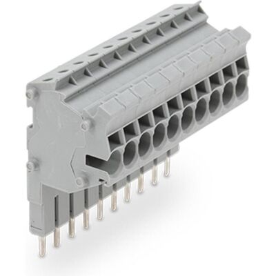 Barre de connexion WAGO 2002-560 10 pôles - Montage sur rail DIN, Gris, 5.2mm, Pack de 10 Barre de connexion WAGO 2002-560 10 pôles - Montage sur rail DIN, Gris, 5.2mm, Pack de 10