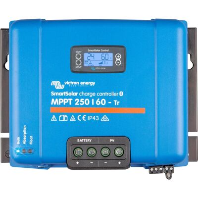 Victron Energy SmartSolar MPPT 250/60-Tr, Régulateur de charge, Bleu Victron Energy SmartSolar MPPT 250/60-Tr, Régulateur de charge, Bleu