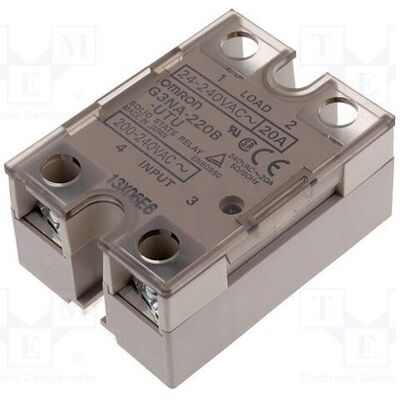 Omron Relais : à semi-conducteurs Ucntrl : 100÷240 V CA, 20 A, 24÷240 V CA, G3NA, Relai Omron Relais : à semi-conducteurs Ucntrl : 100÷240 V CA, 20 A, 24÷240 V CA, G3NA, Relai