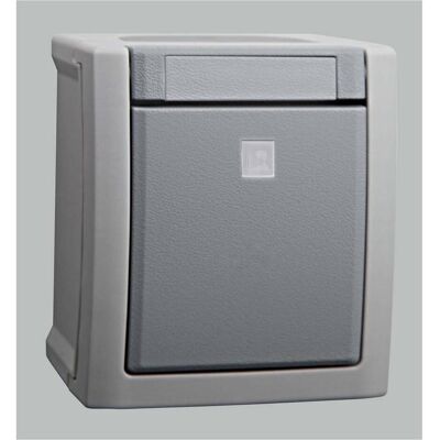 VIKO Interrupteur Murale Gris - Résistant à l'Humidité IP54 VIKO Interrupteur Murale Gris - Résistant à l'Humidité IP54