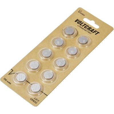 Voltcraft CR1632 Pile bouton Lithium 3V - Pile bouton Voltcraft CR1632 Pile bouton Lithium 3V - Pile bouton