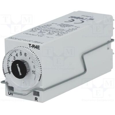 Relpol Minuterie T-R4E-2014-23-5230 4P 6A 1 sec - 100 h 230V AC commutation retardée (854016), Relai Relpol Minuterie T-R4E-2014-23-5230 4P 6A 1 sec - 100 h 230V AC commutation retardée (854016), Relai