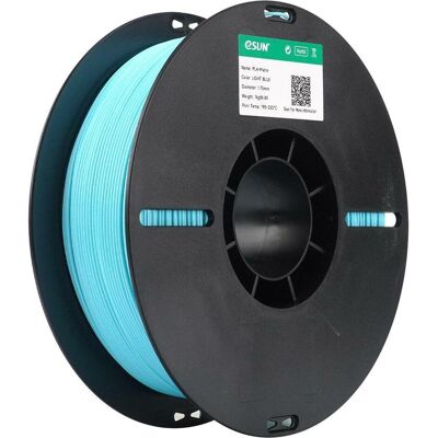 eSUN Filament ePLA-Mat bleu clair 1.75mm 1Kg (PLA, 1.75 mm, 1000 g), Filament 3D, Bleu eSUN Filament ePLA-Mat bleu clair 1.75mm 1Kg (PLA, 1.75 mm, 1000 g), Filament 3D, Bleu