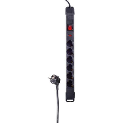 Shiverpeaks, Multiprise, BS09-20165 Unité de distribution d'alimentation (PDU) 6 sorties CA Noir (6x, CEE 7/4, 1.50 m) Shiverpeaks, Multiprise, BS09-20165 Unité de distribution d'alimentation (PDU) 6 sorties CA Noir (6x, CEE 7/4, 1.50 m)