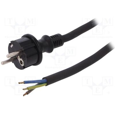 Plastrol, Rallonge, Câble H05RR-F 3 × 2,5 mm², fiche CEE 7/7 (E/F), câbles en caoutchouc, 10 m (10 m, CEE 7/7) Plastrol, Rallonge, Câble H05RR-F 3 × 2,5 mm², fiche CEE 7/7 (E/F), câbles en caoutchouc, 10 m (10 m, CEE 7/7)