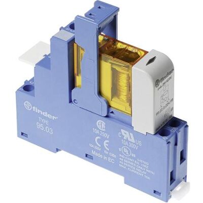 Finder 48.31.7.012.0050 Module relais Tension nominale : 12 V/DC Courant de commutation (max.) :, Relai Finder 48.31.7.012.0050 Module relais Tension nominale : 12 V/DC Courant de commutation (max.) :, Relai