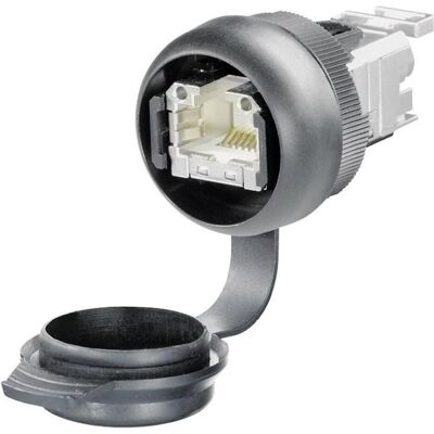 Connecteur femelle RJ45 Cat6a Weidmüller IP65 - FrontCom Micro - Étanche IP65 Connecteur femelle RJ45 Cat6a Weidmüller IP65 - FrontCom Micro - Étanche IP65