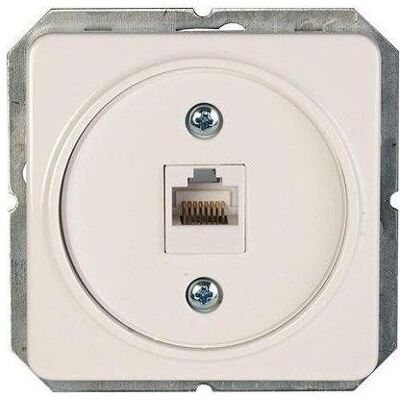 Vila, Prise de courant, Data Socket 1xrj45 R-Ta Lx Valge Vila, Prise de courant, Data Socket 1xrj45 R-Ta Lx Valge