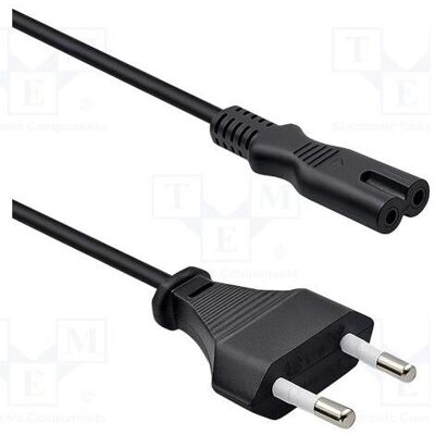 Qoltec, Rallonge, Kabel zasilający IEC C7 CEE 7/16 2*0.75mm2 3m (3 m, CEE 7/16) Qoltec, Rallonge, Kabel zasilający IEC C7 CEE 7/16 2*0.75mm2 3m (3 m, CEE 7/16)