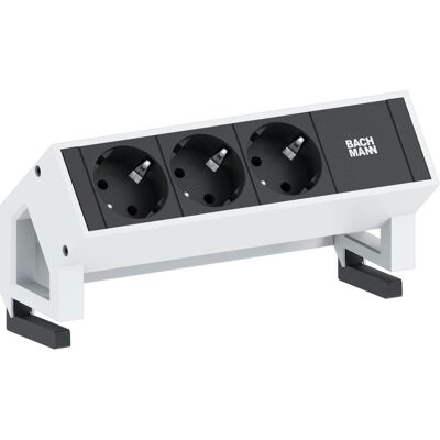 Bachmann Modèle DESK2 Multiprise - 3 Schuko, 1.5m Cordon Bachmann Modèle DESK2 Multiprise - 3 Schuko, 1.5m Cordon