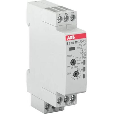 Relais temporisateur ABB - 2 contacts, 0.05s - 100h, 24-240V Relais temporisateur ABB - 2 contacts, 0.05s - 100h, 24-240V