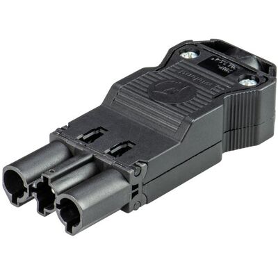 WIELAND GST 18-3S S2Z-SW - Connecteur mâle - 3 voies - noir - IP20/IP40 - Connecteur électrique WIELAND GST 18-3S S2Z-SW - Connecteur mâle - 3 voies - noir - IP20/IP40 - Connecteur électrique