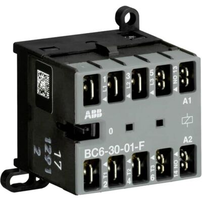 ABB BC6-30-01-F-1.4-81 - Relais - 24V DC, 3 NO, 1 auxiliaire ABB BC6-30-01-F-1.4-81 - Relais - 24V DC, 3 NO, 1 auxiliaire