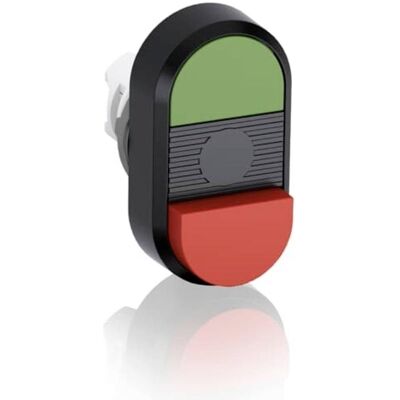 ABB 1SFA611141R1106 MPD12-11B Doppeldrucktaster Rot, Grün 1 St., Bouton + interrupteur, Rouge, Vert ABB 1SFA611141R1106 MPD12-11B Doppeldrucktaster Rot, Grün 1 St., Bouton + interrupteur, Rouge, Vert