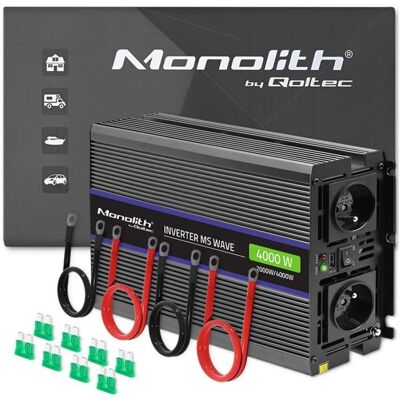 Qoltec 51928 voltage conver. 4000 MS, Transformateur Qoltec 51928 voltage conver. 4000 MS, Transformateur