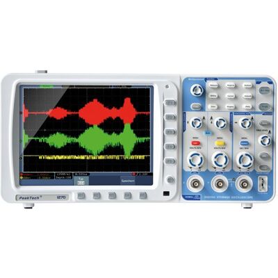 Peaktech 1270 Oscilloscope numérique à mémoire, 300 MHz, 2 canaux, Métrologie Peaktech 1270 Oscilloscope numérique à mémoire, 300 MHz, 2 canaux, Métrologie