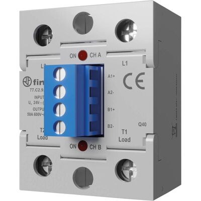 Finder 77C290248671 Relais à semi-conducteurs - 50A - 660V max - Commutation instantanée Finder 77C290248671 Relais à semi-conducteurs - 50A - 660V max - Commutation instantanée
